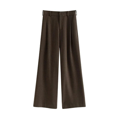 Colette High-Waist Wide-Leg Trousers