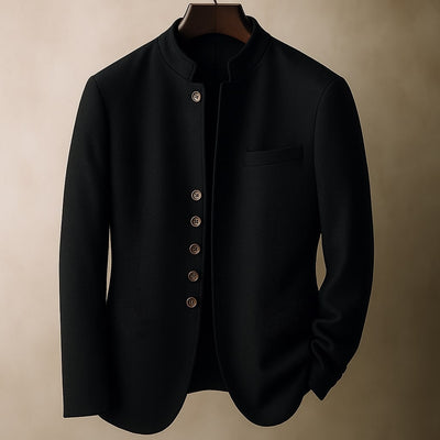 Matteo Wool Stand-Collar Jacket