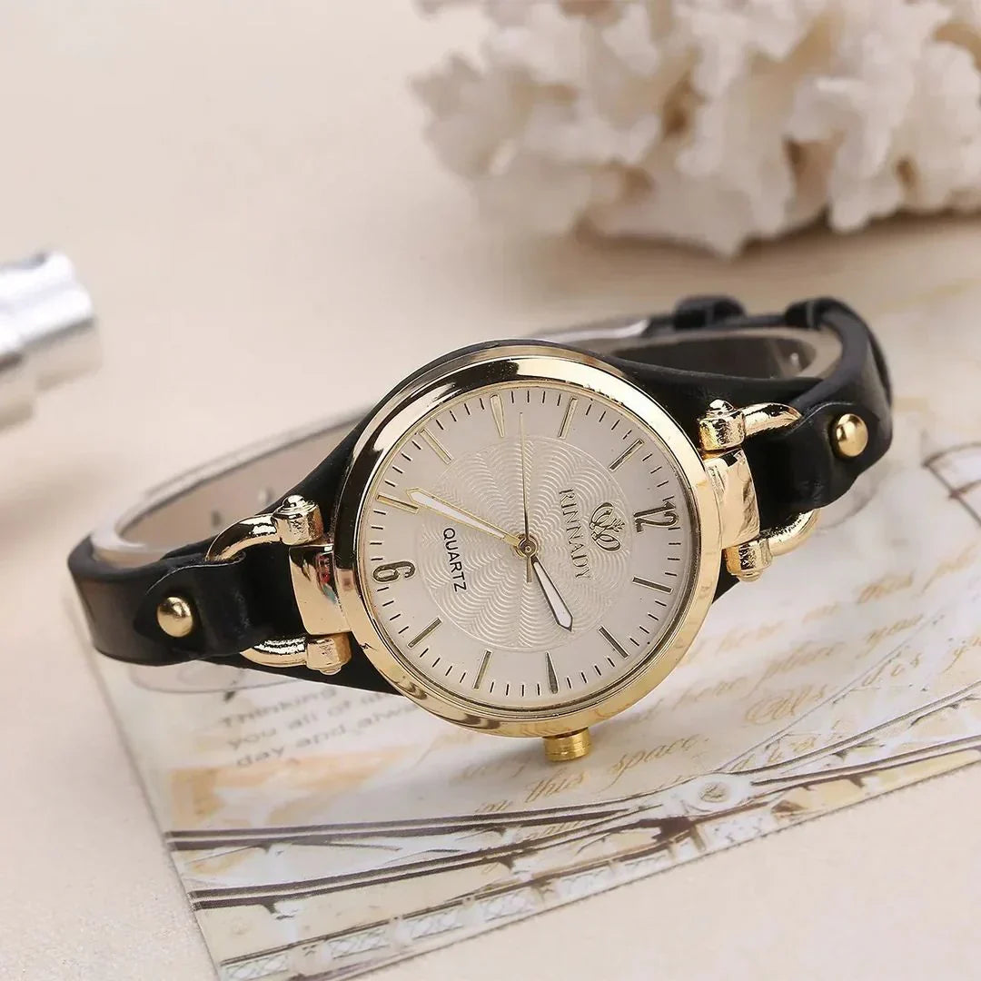 Cleo Gold-Tone Quartz Watch