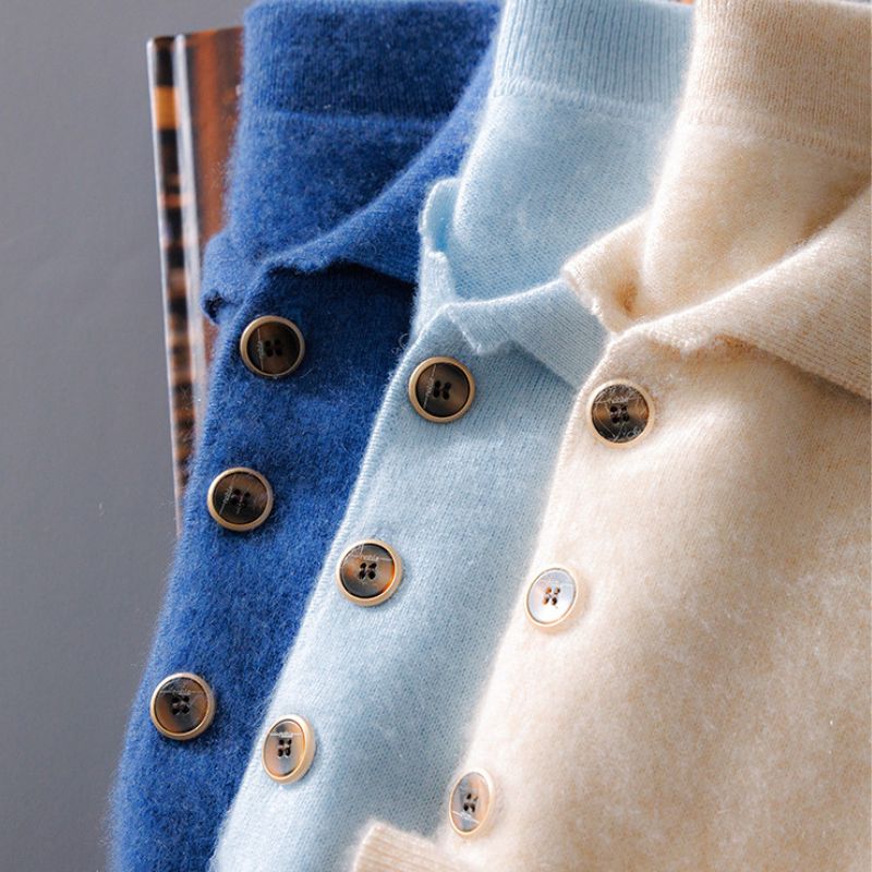 Gianni Lightweight Cashmere Polo