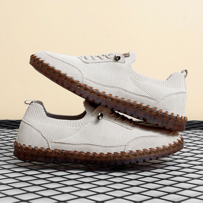 Mateo Knit Lace-Up Shoes