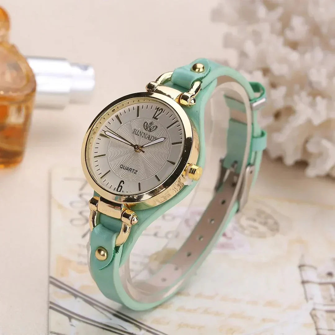 Cleo Gold-Tone Quartz Watch