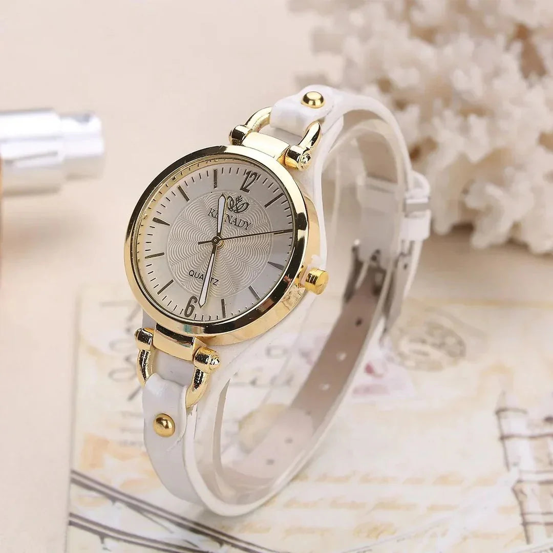 Cleo Gold-Tone Quartz Watch