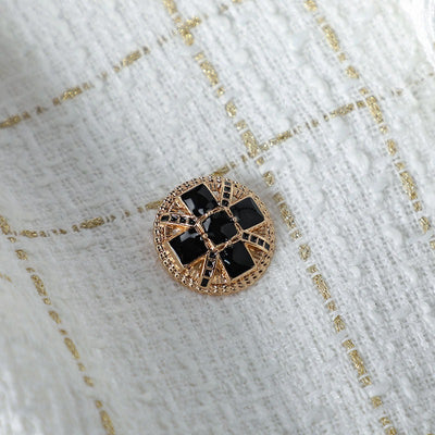 Valeria Plaid Cotton Blazer