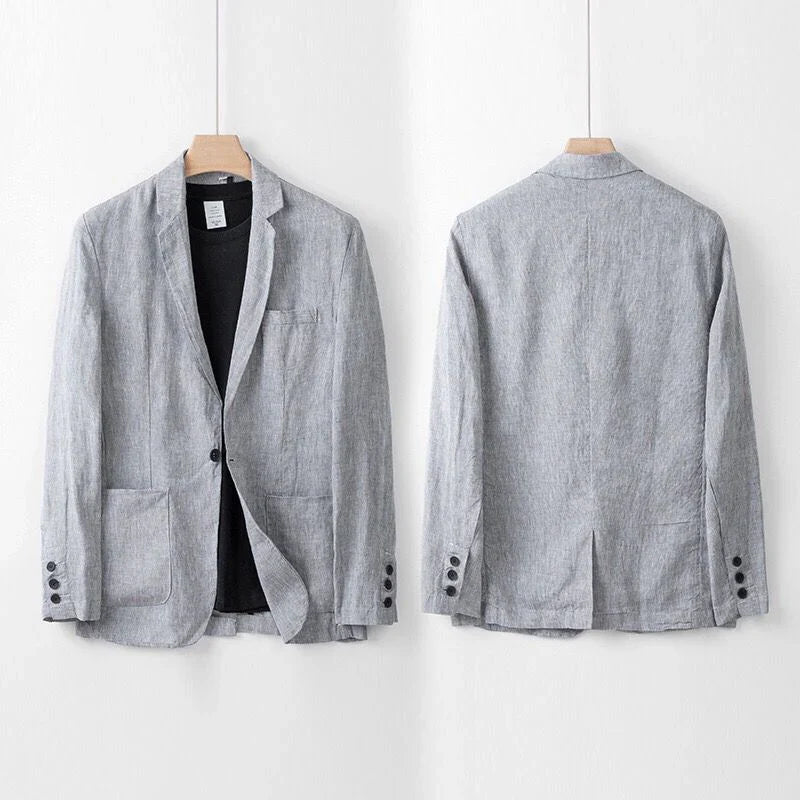 Bastian Linen Blend Suit Set