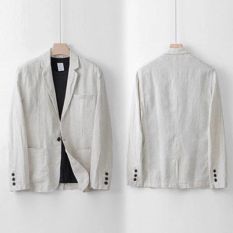 Bastian Linen Blend Suit Set