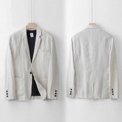 Bastian Linen Blend Suit Set