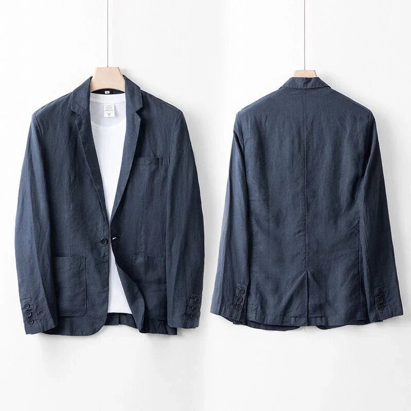 Bastian Linen Blend Suit Set