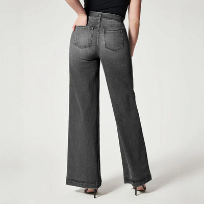 Valenica Wide-Leg Stretch Jeans