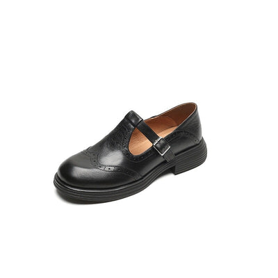 Celine Leather Buckle Loafers