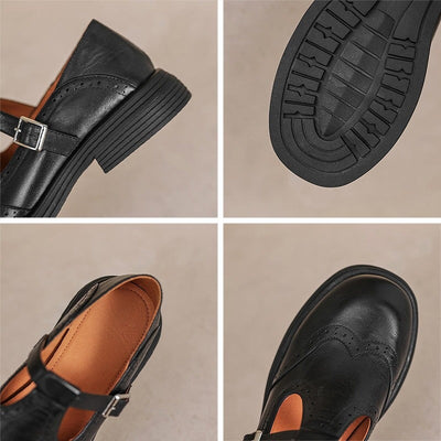Celine Leather Buckle Loafers