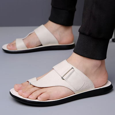 Alonzo Leather Toe-Loop Sandals