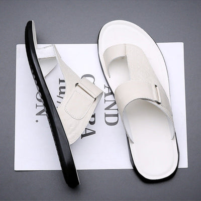Alonzo Leather Toe-Loop Sandals