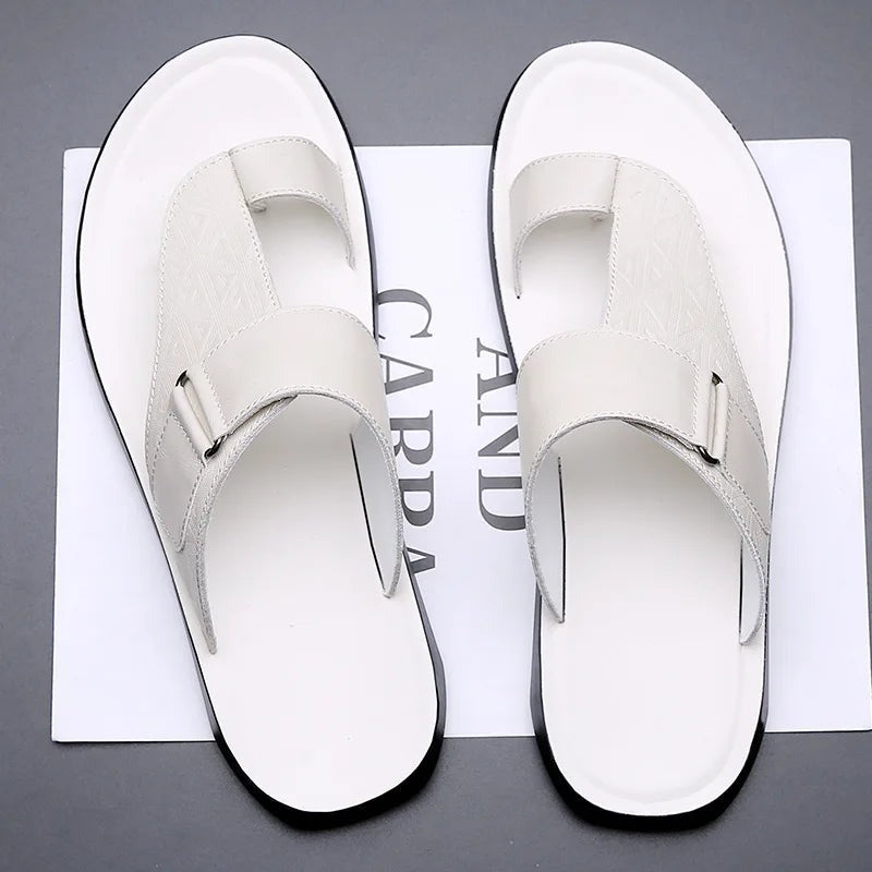 Alonzo Leather Toe-Loop Sandals
