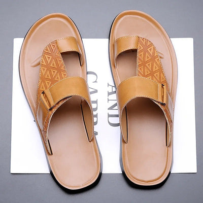 Alonzo Leather Toe-Loop Sandals