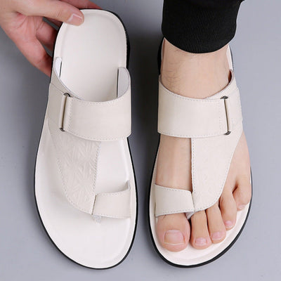 Alonzo Leather Toe-Loop Sandals