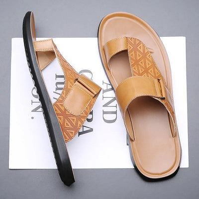 Alonzo Leather Toe-Loop Sandals