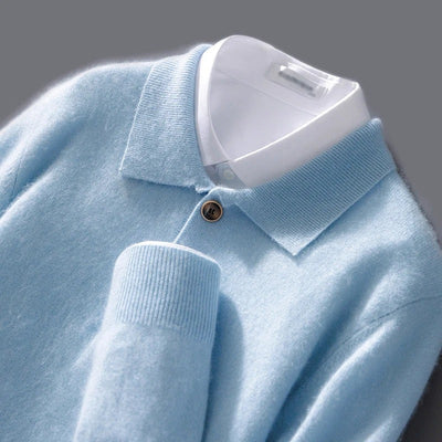 Gianni Lightweight Cashmere Polo