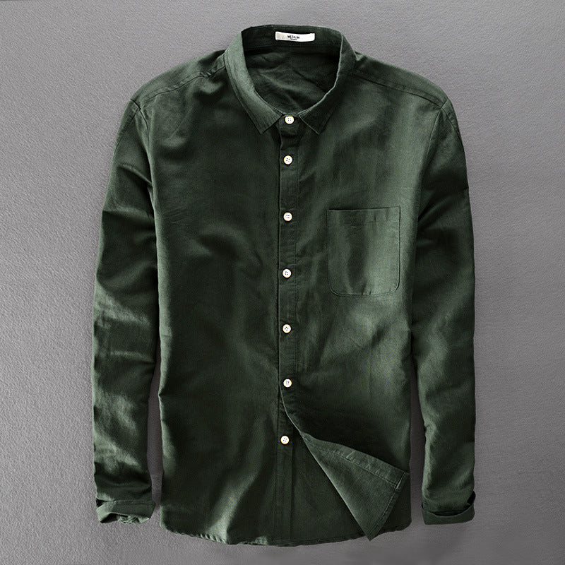 Elliot Cotton-Linen Shirt
