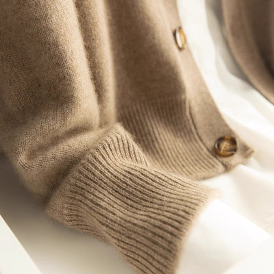 Anais Wool Button Cardigan