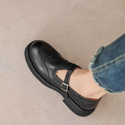 Celine Leather Buckle Loafers