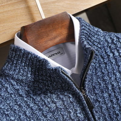 Antonio Cashmere Zip Cardigan