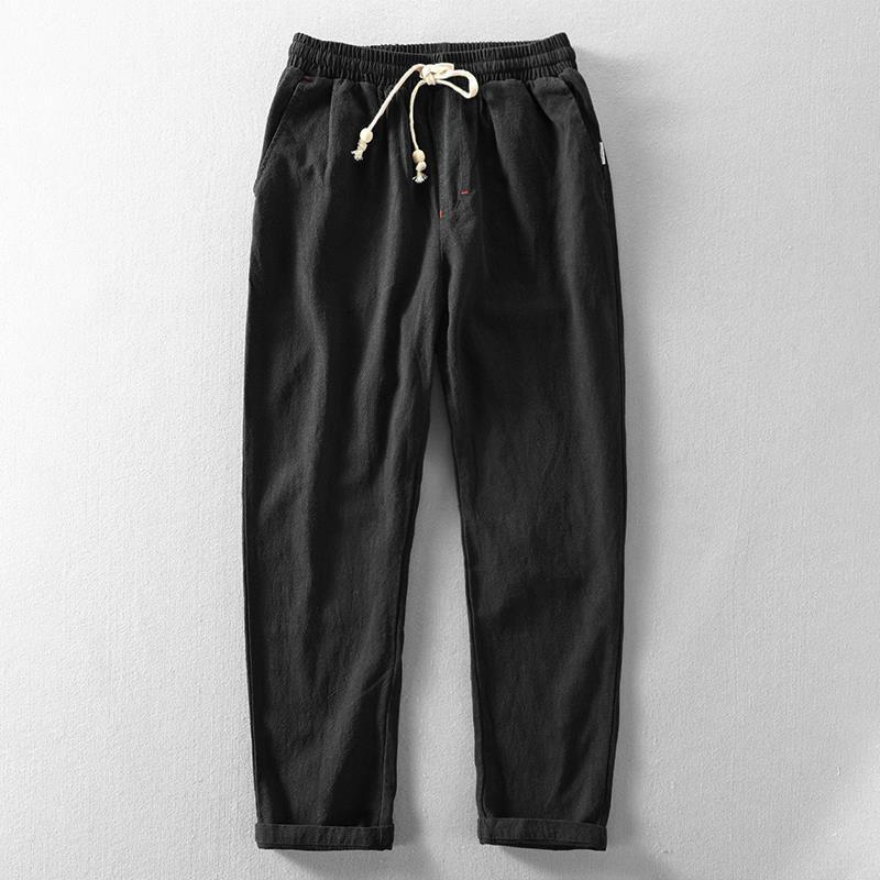 Artur Cotton Drawstring Trousers
