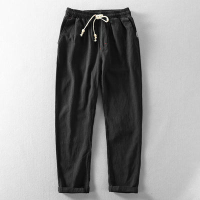 Artur Cotton Drawstring Trousers
