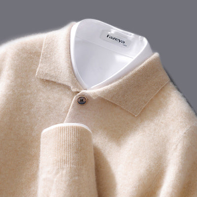 Gianni Lightweight Cashmere Polo