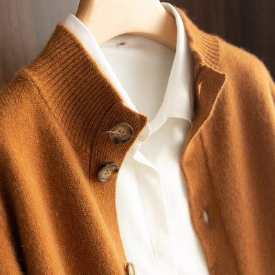 Anais Wool Button Cardigan