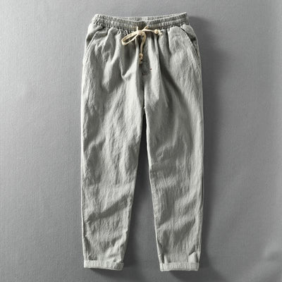 Artur Cotton Drawstring Trousers