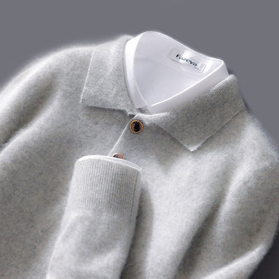 Gianni Lightweight Cashmere Polo