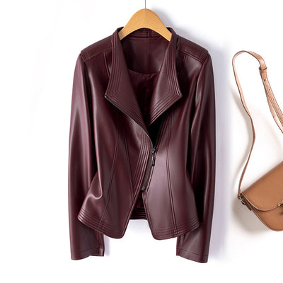 Renata Sculpted Leather Jacket