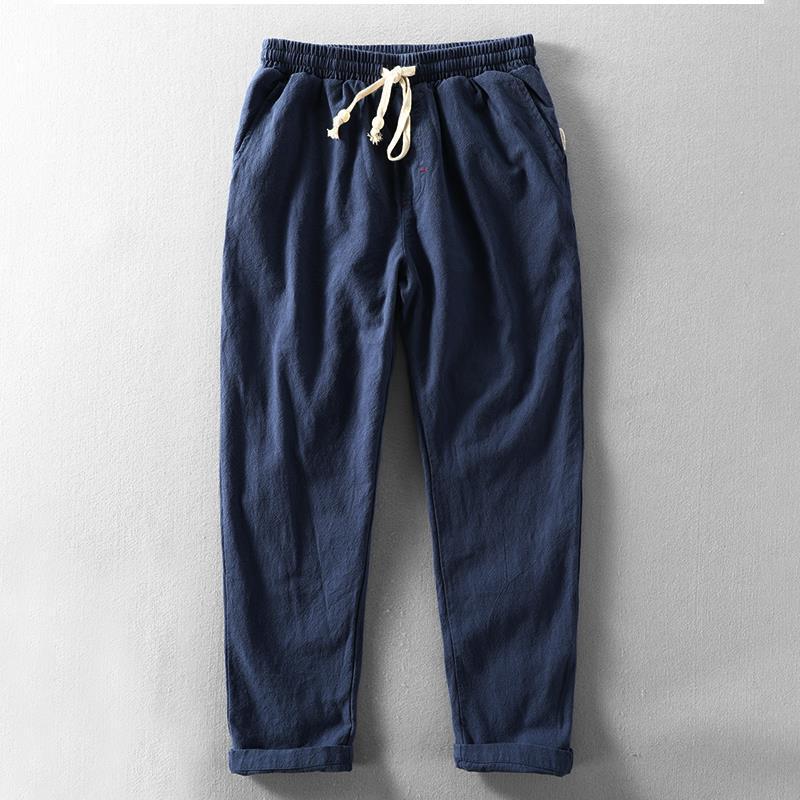 Artur Cotton Drawstring Trousers
