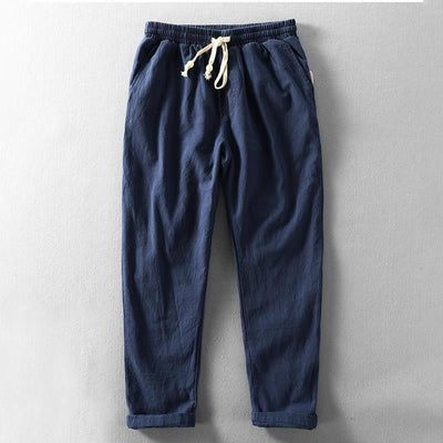 Artur Cotton Drawstring Trousers