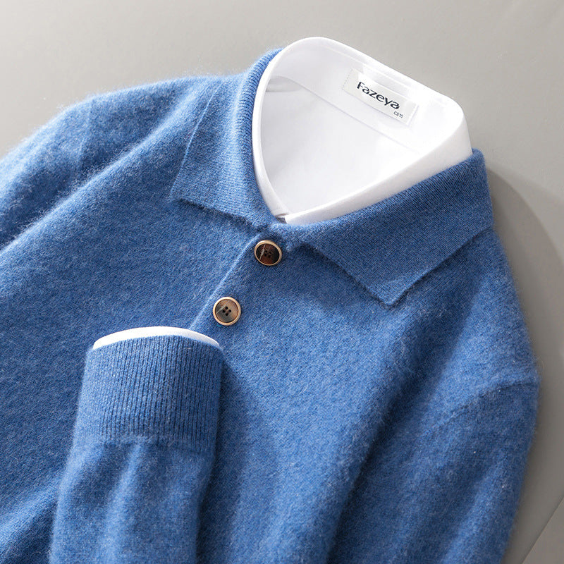 Gianni Lightweight Cashmere Polo