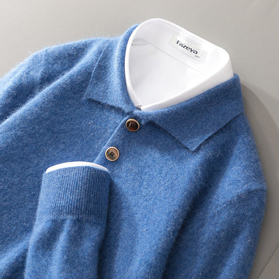 Gianni Lightweight Cashmere Polo