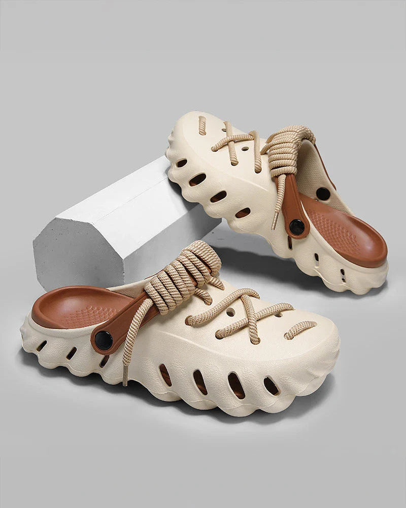 ZENO LACED CLOGS