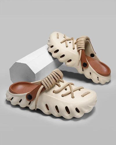 ZENO LACED CLOGS