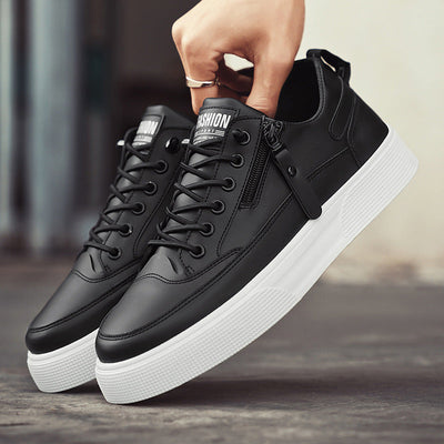 Aldrin Leather Zip Sneakers
