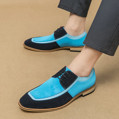 Enzo Conti Suede Leather Dress Shoes