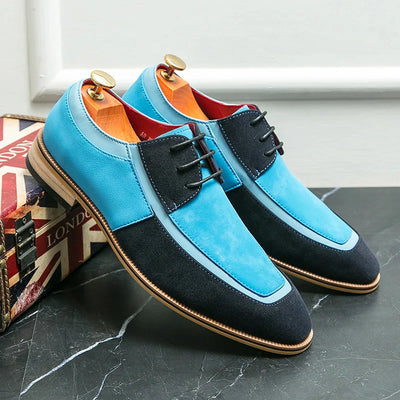 Enzo Conti Suede Leather Dress Shoes
