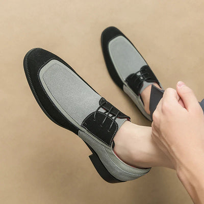 Enzo Conti Suede Leather Dress Shoes