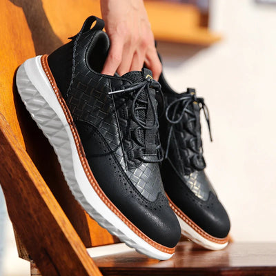 Lancaster Wingtip Leather Sneakers