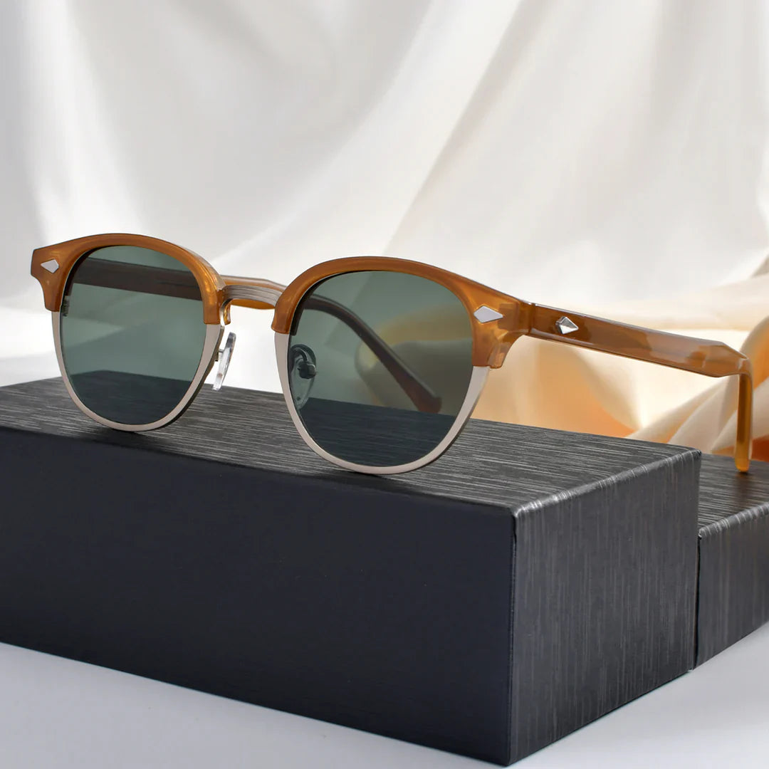 Cosimo Signature Semi-Rimless Sunglasses