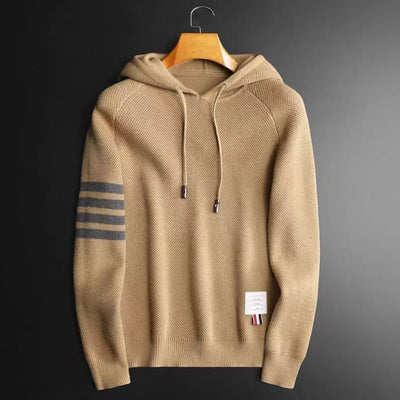 Rafael Wool-Blend Knit Hoodie