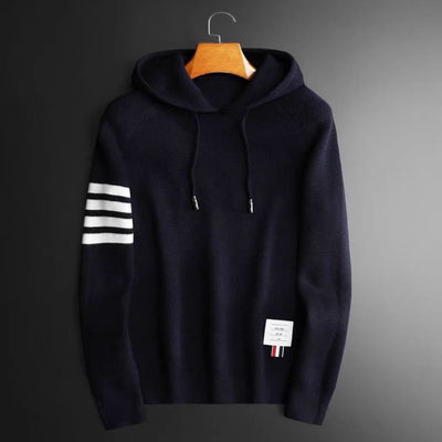 Rafael Wool-Blend Knit Hoodie
