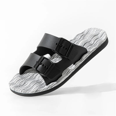 Van Belmont Ortophedic Leather Slippers
