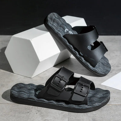 Van Belmont Ortophedic Leather Slippers