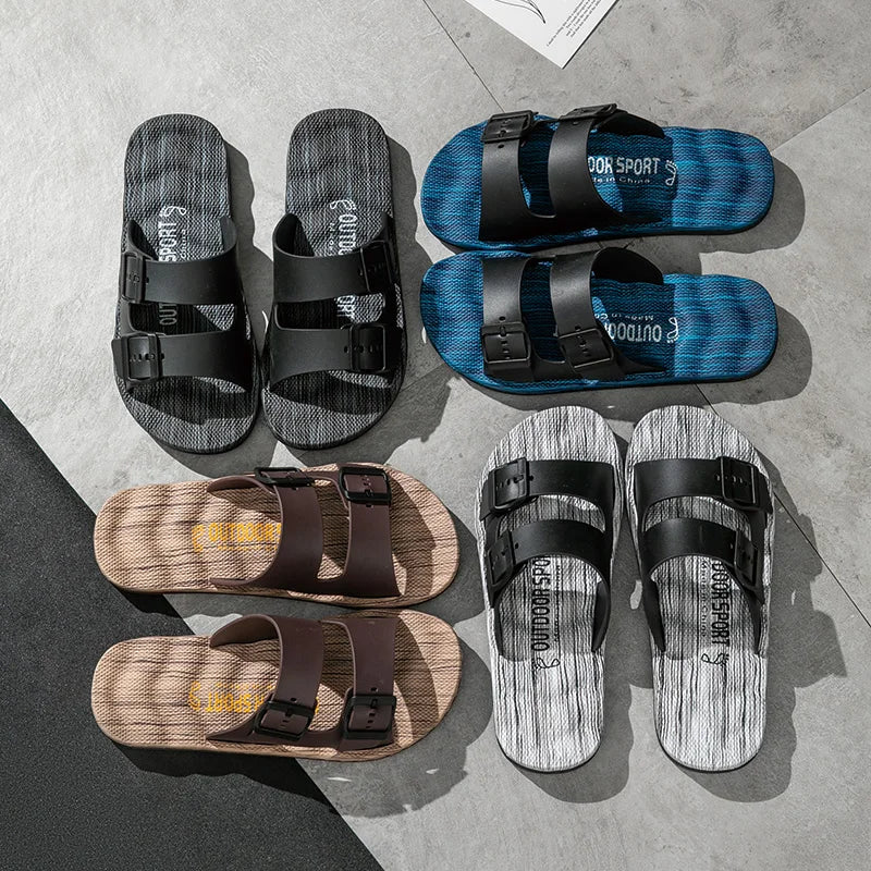 Van Belmont Ortophedic Leather Slippers